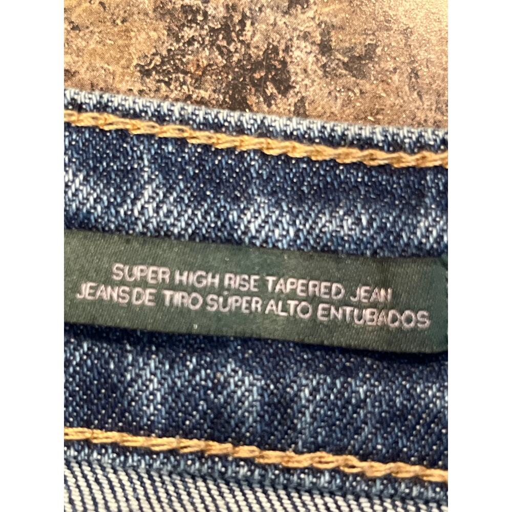 Wild Fable NEW Super High Rise Tapered Jean Plus Size 14 Blue Denim - Picture 6 of 9